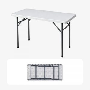 120cm blow molded HDPE long folding table