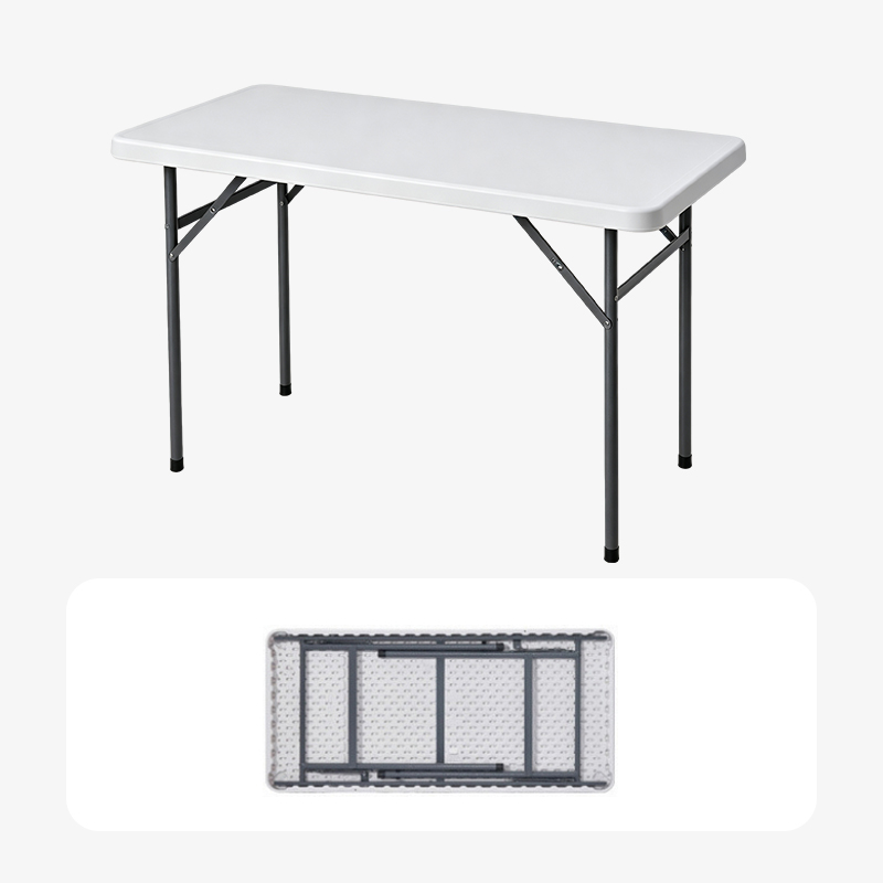 120cm blow molded HDPE long folding table