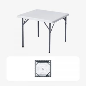 80cm HDPE portable folding square table