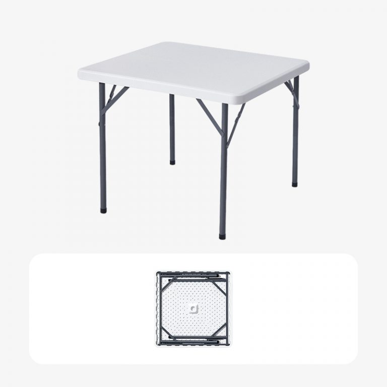 80cm HDPE portable folding square table